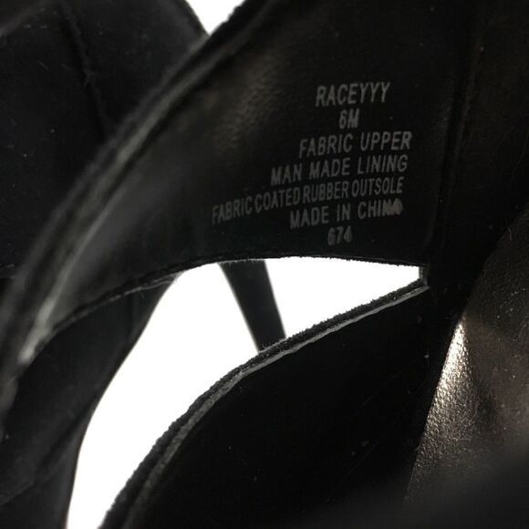 Madden Girl Sz 6 Raceyyy black stiletto heel - Picture 8 of 8